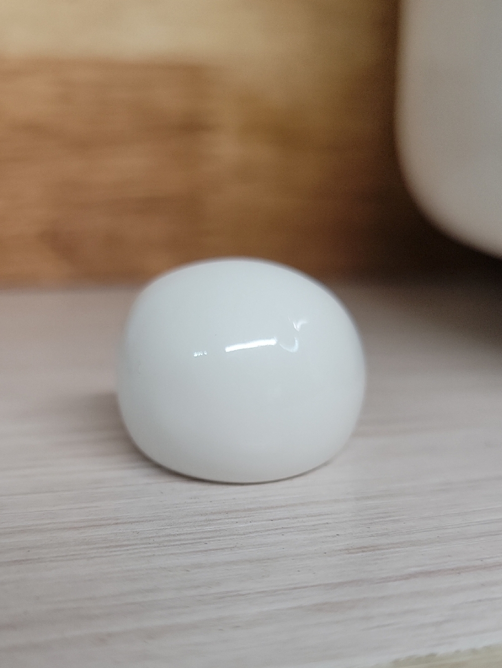 Summer White Bubble Dome Statement Ring